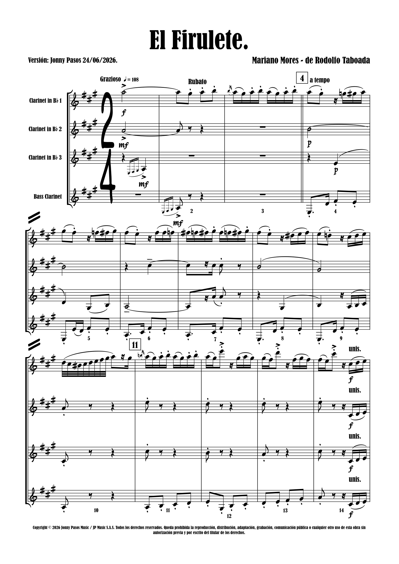 El Firulete (Clarinetes)